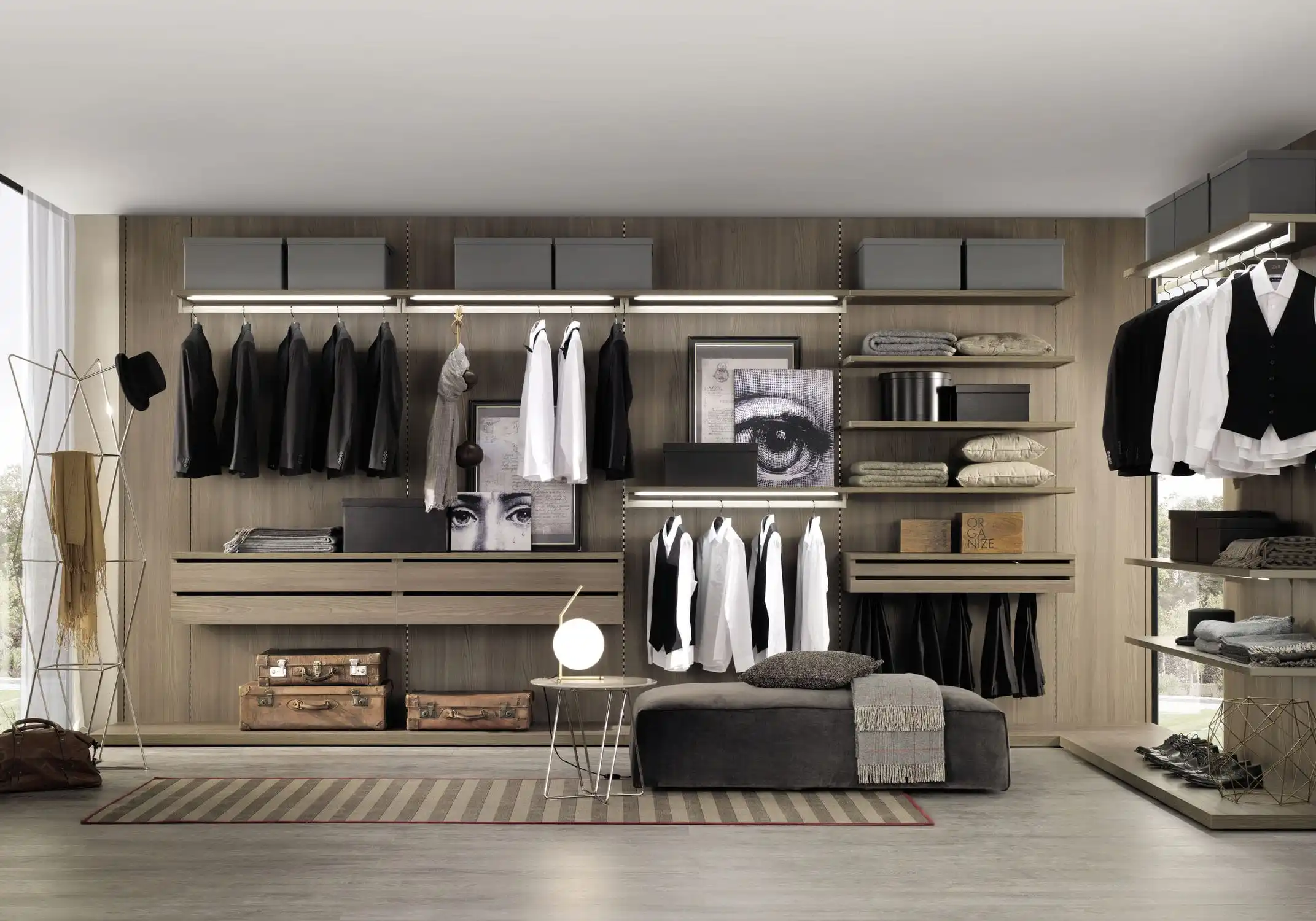 CBDMART Factory China Manufacturer Swing Melamine Pakistan Glossy Laminate Wooden Cloth Wall Bedroom Wardrobe Furniture