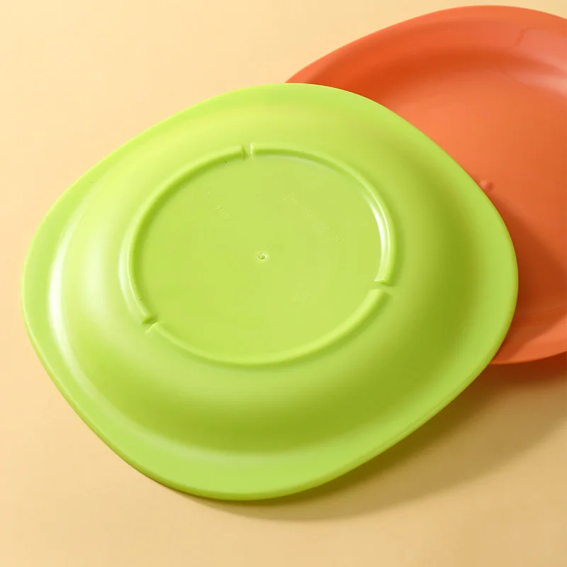 Plastic Wedding Party Snack Candy Salad Promotional Gift Square Plates For Holiday