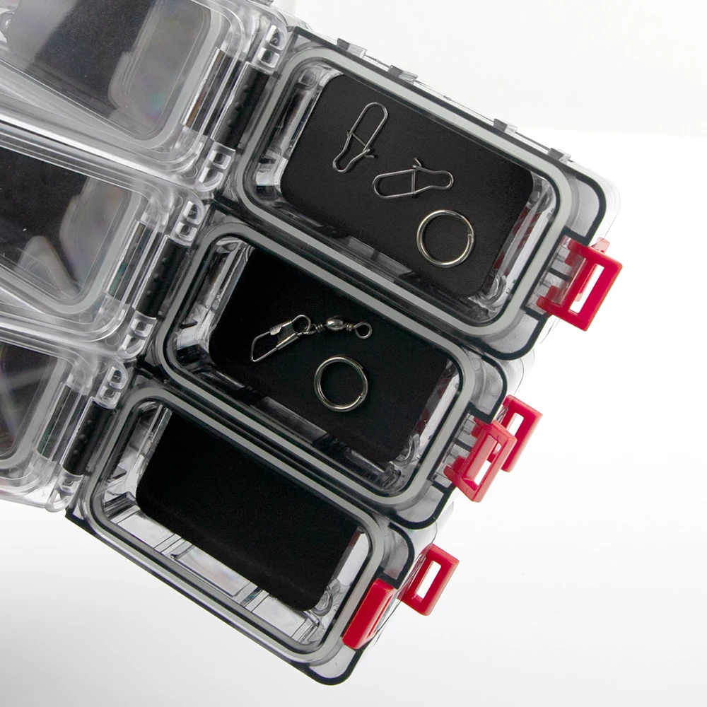 SUPERIORFISHING Fishing Hook Box Random Combination Luminous Fish Accessories Fishing Bait Box 12pcs