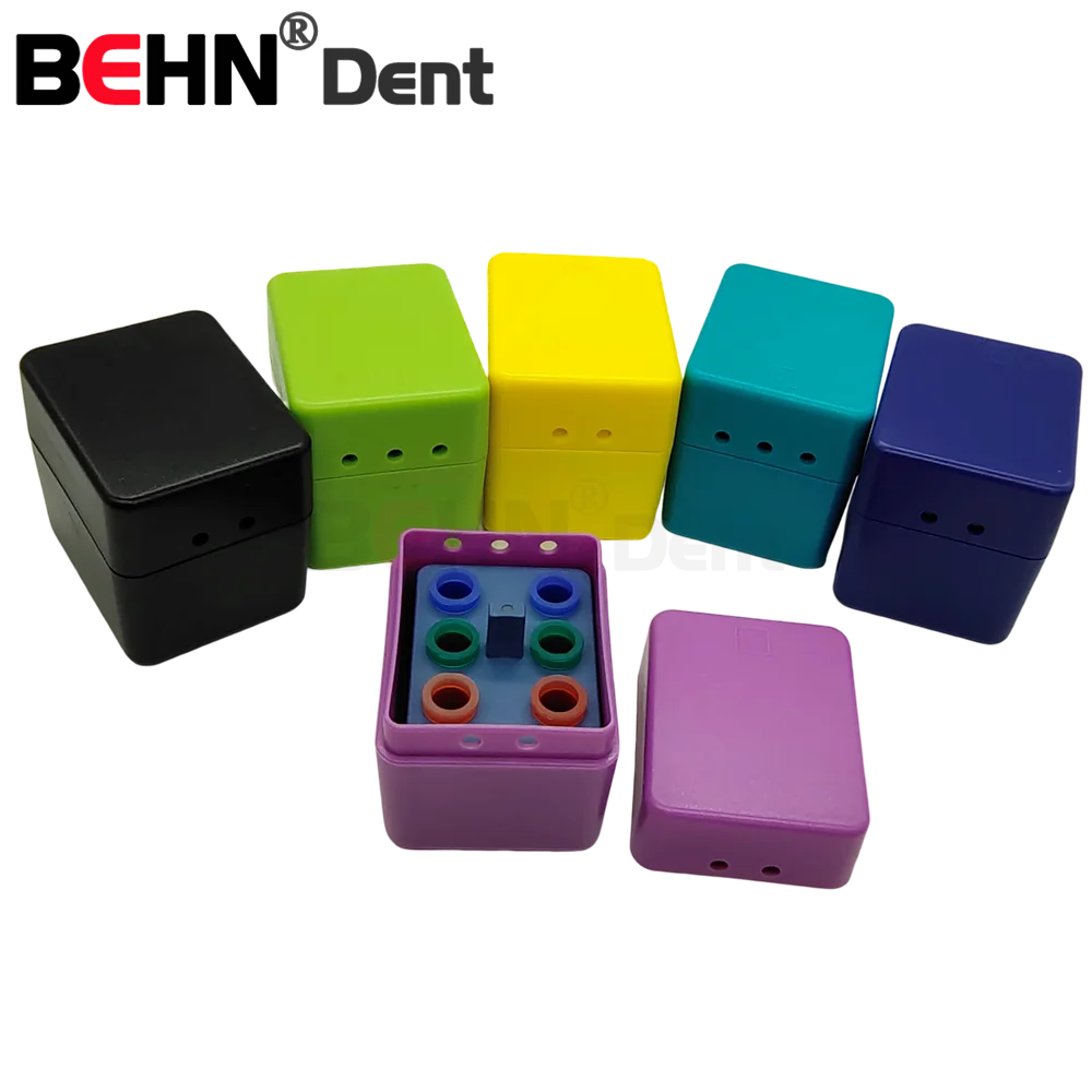 BEHN 36 Holes Endo Box Dental Diamond Burs Box Disinfection Box For Endo Files G.P Points Dental Scaling Tip Holder