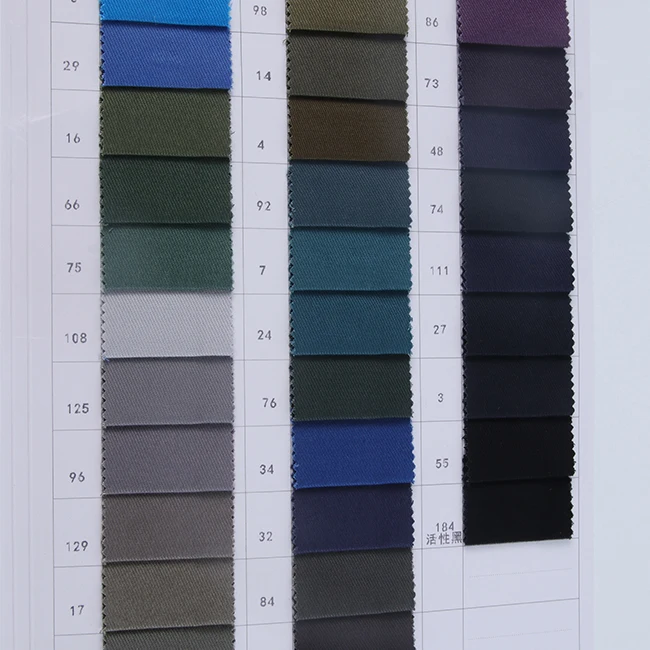 16*12 cotton carbon brushed twill yarn card 108*56 230gsm cargo pants fabric
