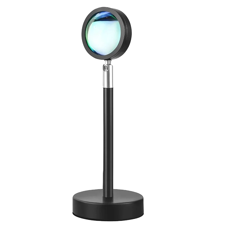 Led Night Light Rainbow Sunset Light for Modern Living Room Bedroom Sunset Projector Table Lamp