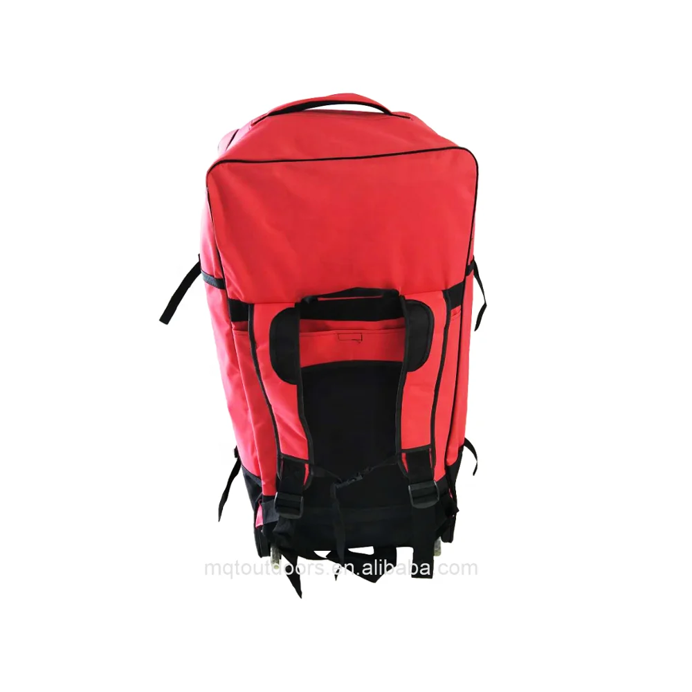 Strong Inflatable Wheeled Sup Paddle Board Carry Bag Surfboard Trolley Backpack With Wheels