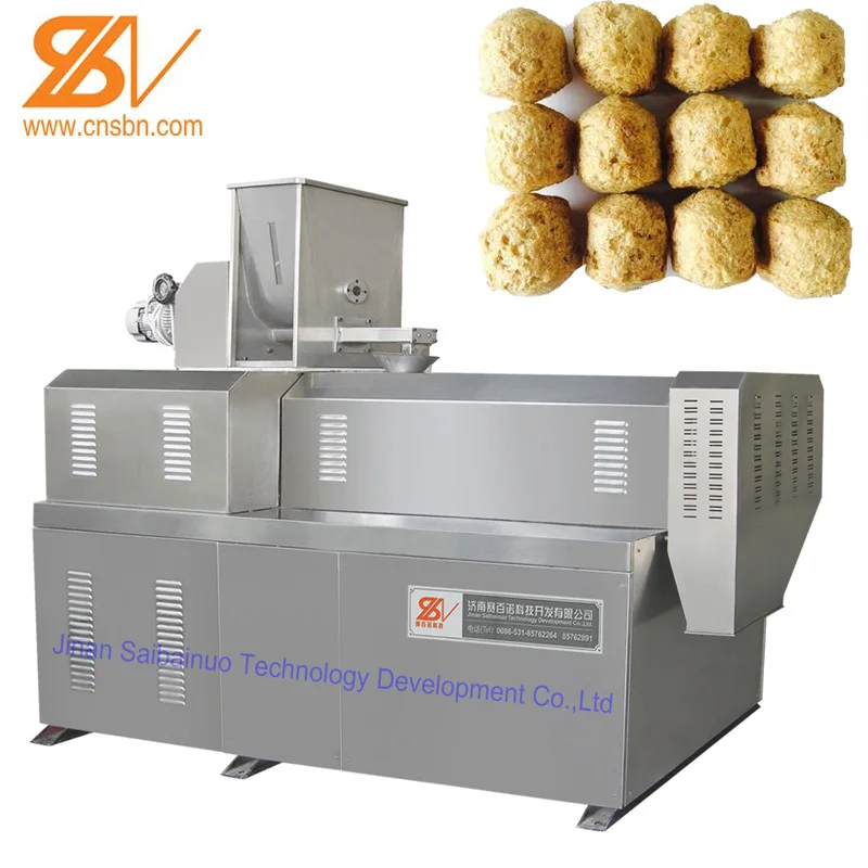 Automatic Textured Soya Protein Manufacturing Machine Food Processing Industry Textured Soy Protein Production Line Sustainable