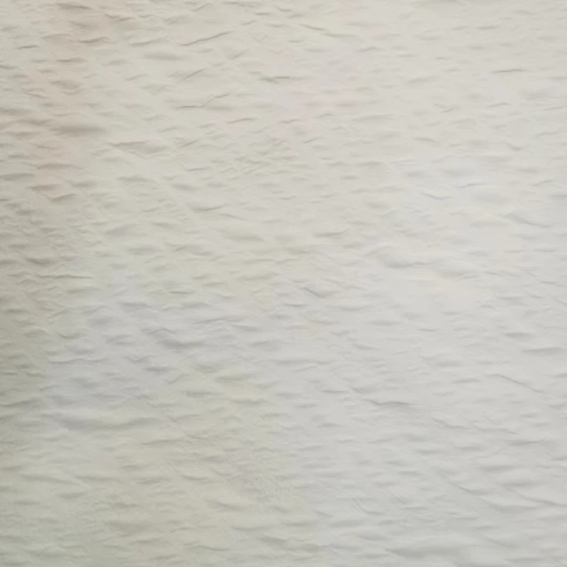 Stock supply soft  double layer 100% polyester jacquard crepe fabrics for dresses