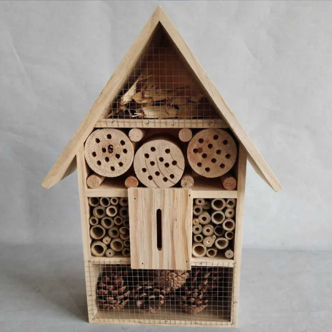 Bee House Silhouette Honey Bee House Wooden Beehive House Insect