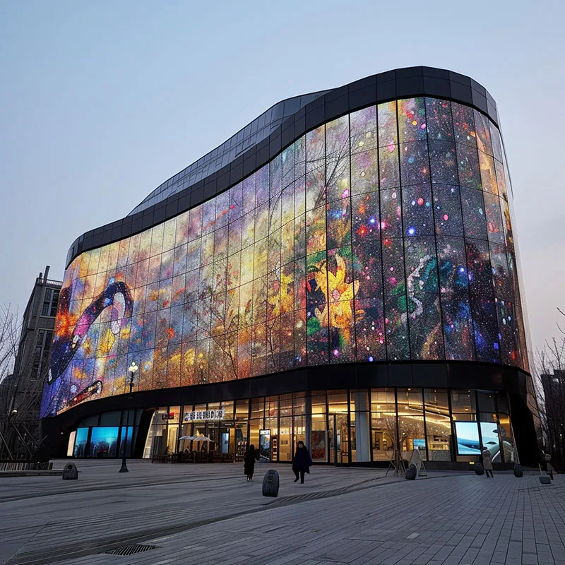 Invisiblee Advertising Led Crystal Film Screen Trans Crystal Screen Display Screens Panel Transparent Led Film