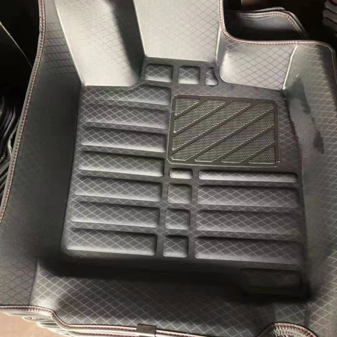 Linyi factory EVA XPE leather car mats 3D all weather carpets for Octavia Superb Kodiaq Rapid mats