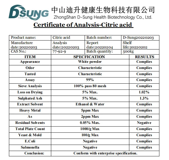 Natural citric acid anhydrous powder acid citric anhydrous price citric acid anhydrous