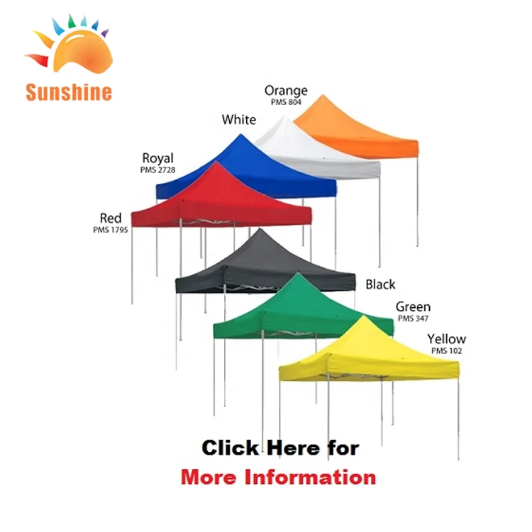 Wholesale 3*4.5m 10*15ft Print Logo Custom Advertising Commercial Canopy Portable Gazebo Tents Outdoor Trade Show Tent