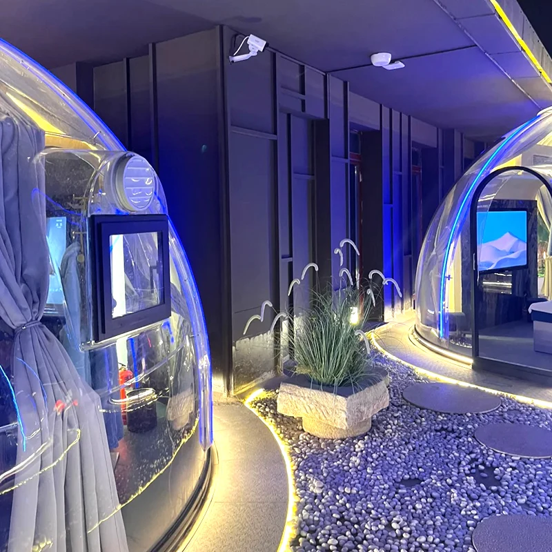 Full House Transparent Pc Bubble Luxury Safe Tent Hotel House Bubble Dome House