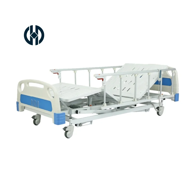 Hospital Icu Medical Manual Integral Lift Nursing Bed Intensive Care Unit Hand-cranked Three-function Hospital Bed