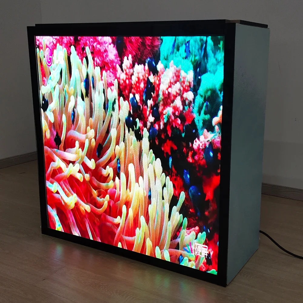 Modern Custom Design Trade Show Exhibit Display Exhibition Booth Advertising Portable Expo Front Reception Tables LED Counter