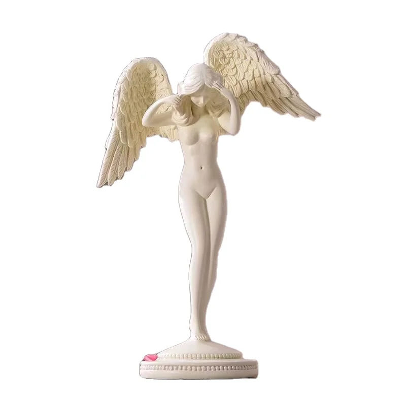 Christmas Angels Sexy Female Nude Statues Wedding Decoration Gifts & Crafts Art Collectible Resin Sexy Nude Angel Girl Statues