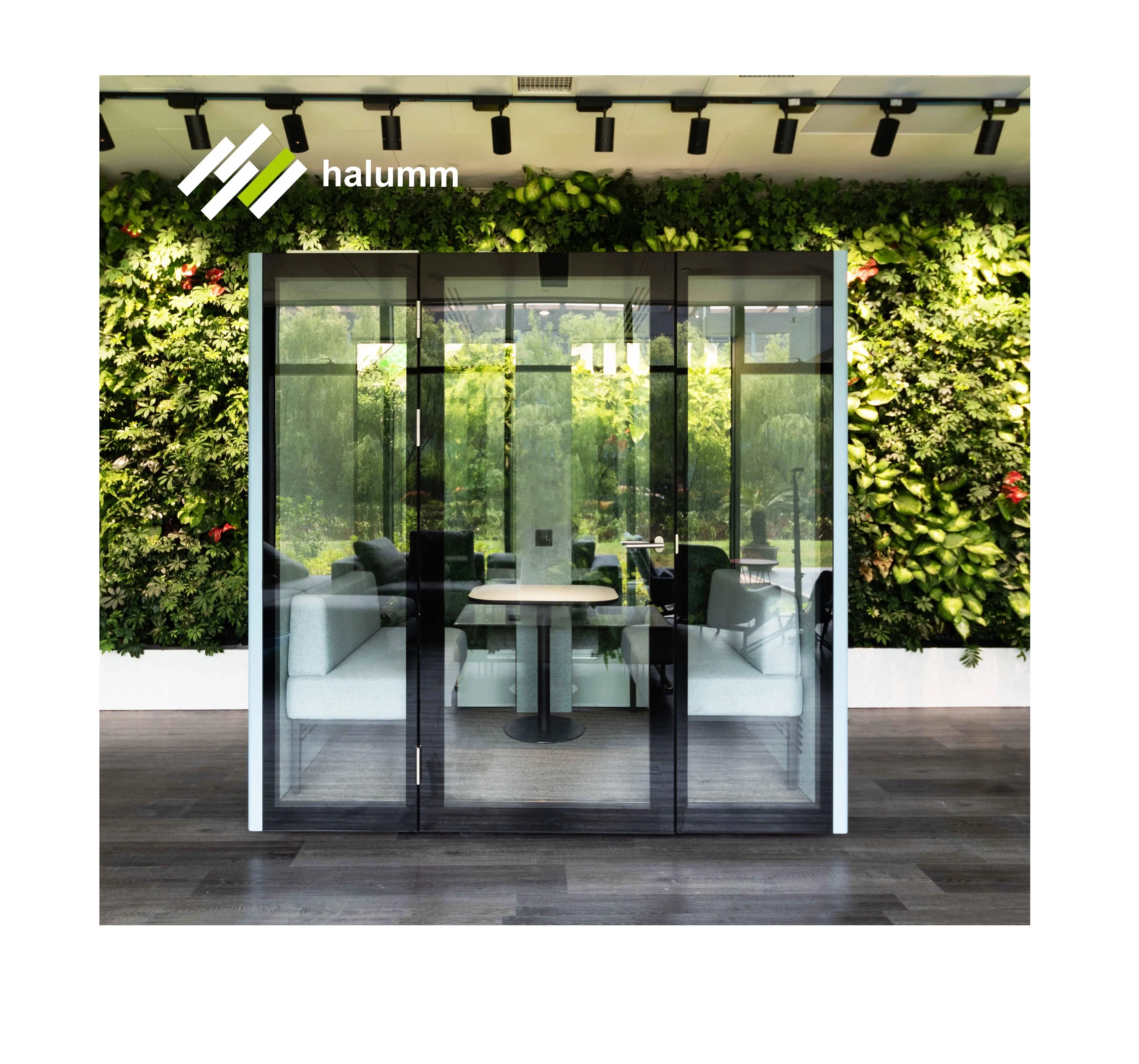 2-4 Seaters Office Dual Pod for meeting and Smoking Mute Space  pod room