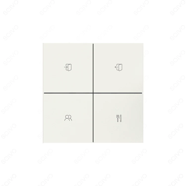 SQIVO New 1/2/3/4 Gang Smart Switch Wifi/Zigbee Tuya Smart Voice Control