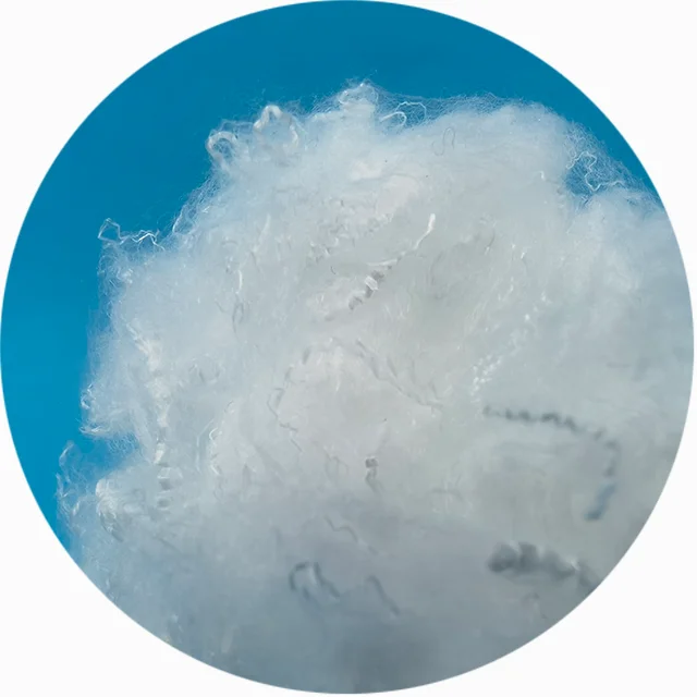 Recycled 0.7D 32mm down like psf soft polyester down alternative