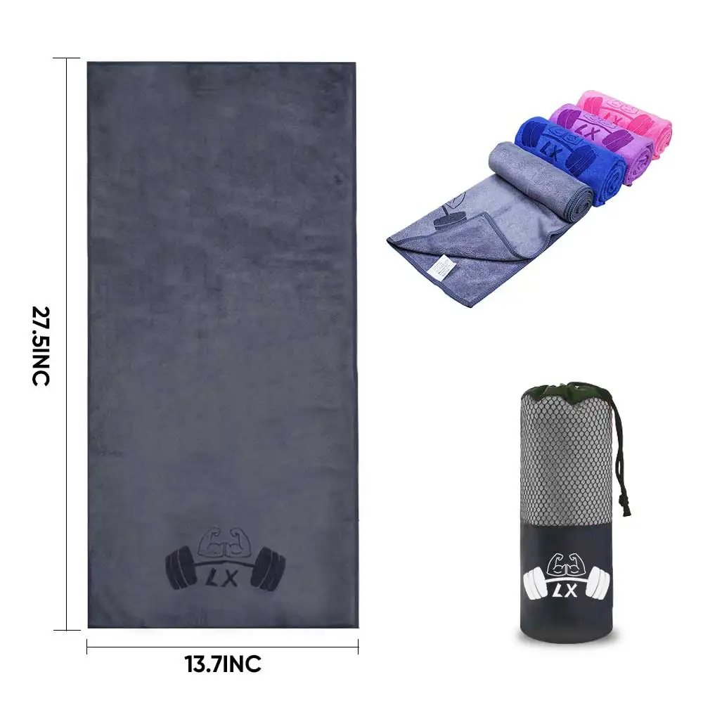 Microfiber Sweat Towel Quick Drying Gym Hand Towels With Logo Custom Sports Towel