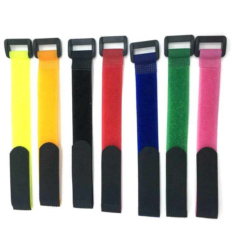 Adjustable And Versatile Nylon Hook And Loop Strap With Buckle