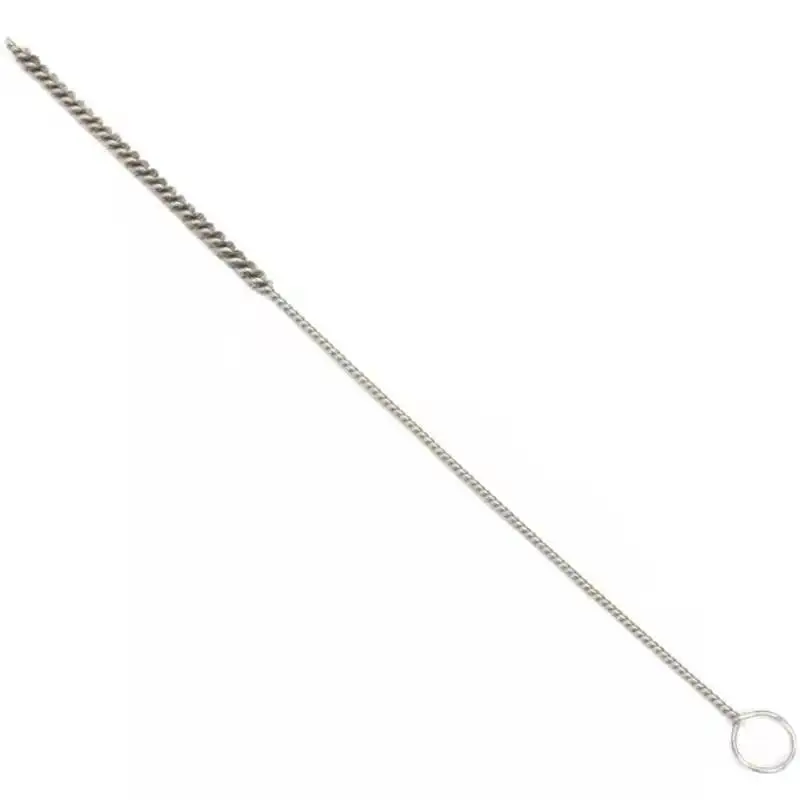 Hot Seals Custom Size Brass Wire Double Spiral Tube Pipe Brush for Metal Deburring