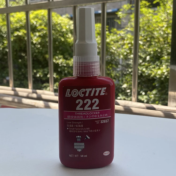 50ml loctiter 222 thread glue low strength purple anaerobic thread locking oil resistant easy to disassemble
