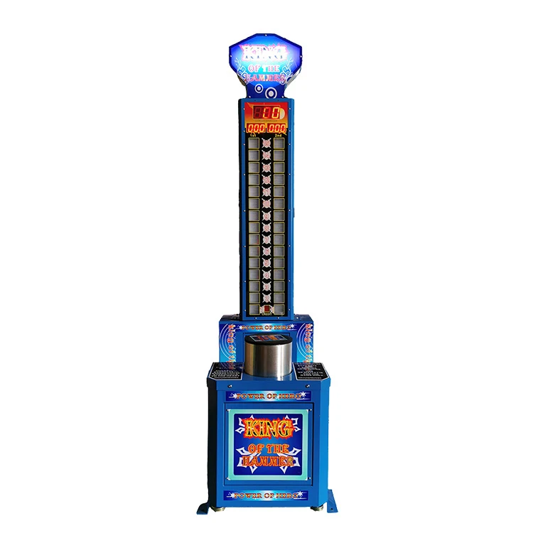 King Of Hammer Popular Coin Operated Indoor Boxing Arcade Sports Redemption Game Machine Skill Punch Game For Sale