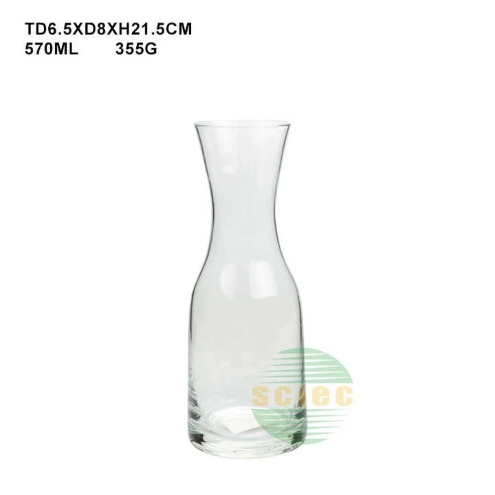wide mouth 750ml 1L Wine Glass decanter with tumblers set on sale