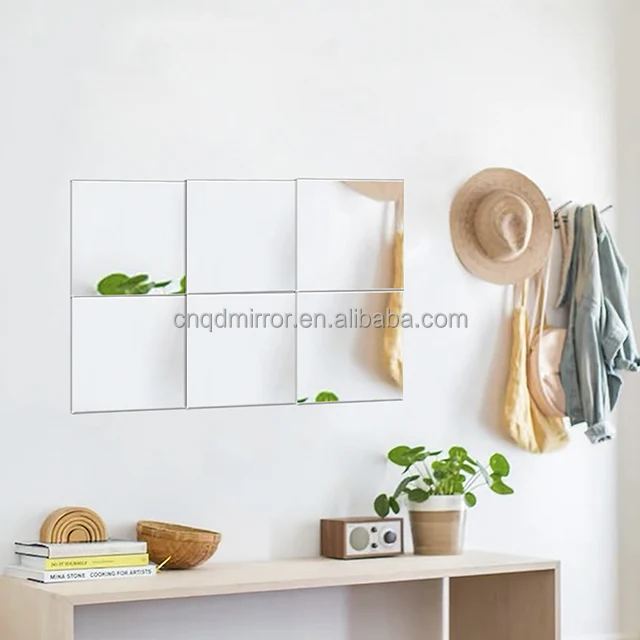 Free DIY mirror tiles free combination mirror for home decor for sale in China mirror factory