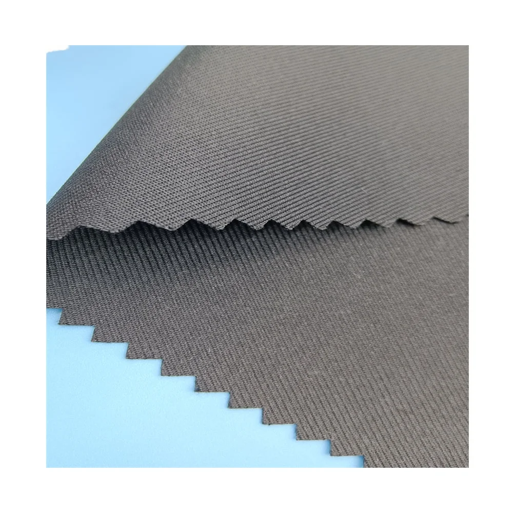 100% Polyester Gabardine Twill Uniform Labour Cloth Stripe Carbon Fiber Polyester/Cotton Anti Static Fabric For Workwear