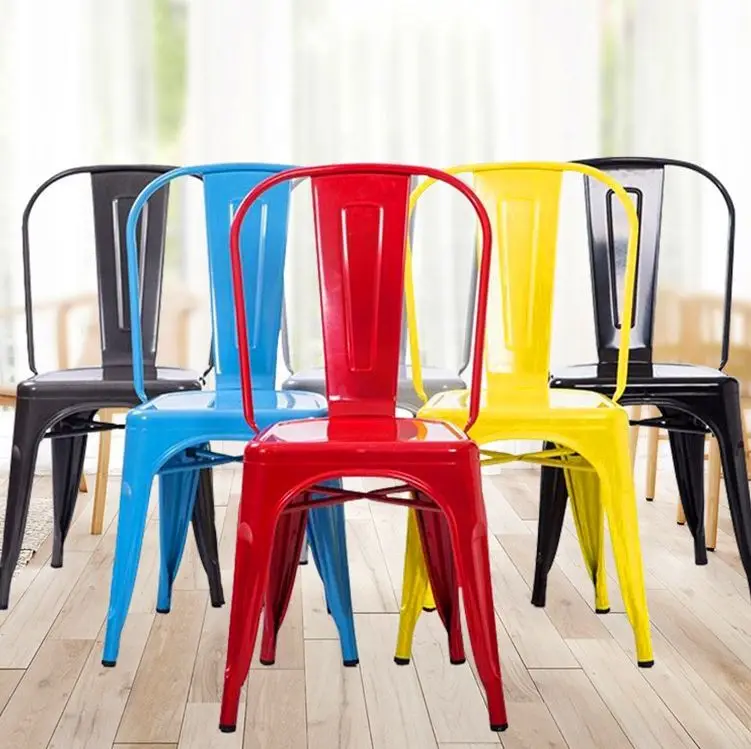 Industrial Dining Chair Modern Metal Chairs Velvet Blue Table And 6 Grey Dinning Luxury Brand Style Italian Wood