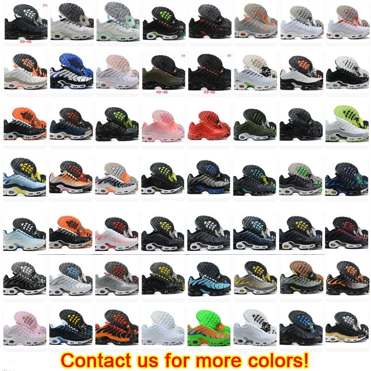 Original 2022 Mens Air Plus Tn Running Men Women Rainbow Colorful Sneakers Chaussures Hombresport Trainers Shoes