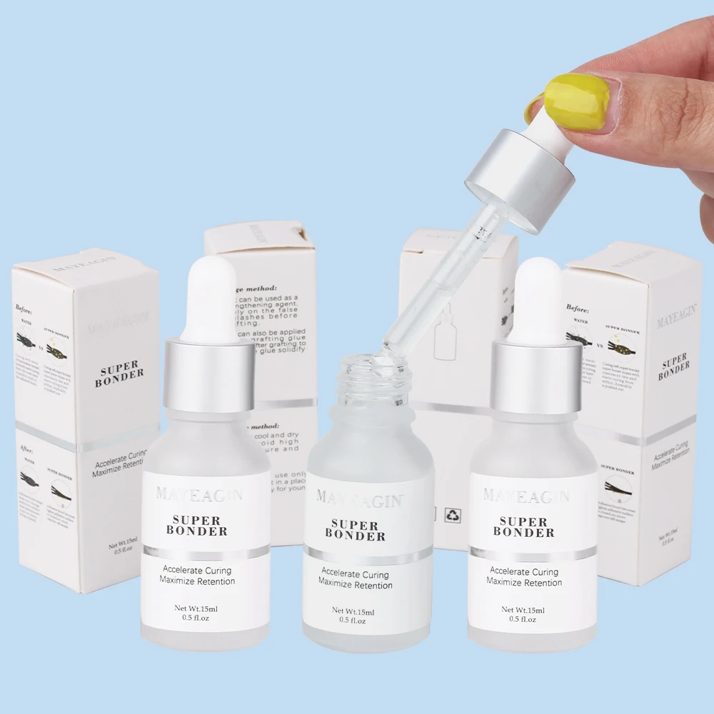 Professional Quick Dry No Wait Lash Extension Adhesive and Bonder Private Label Lash Bonder