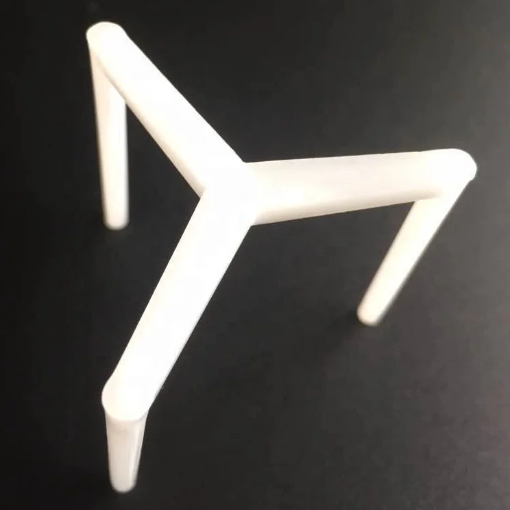 Plastic white pizza tripod takeaway anti-adhesion pizza support frame pizza fixing bracket