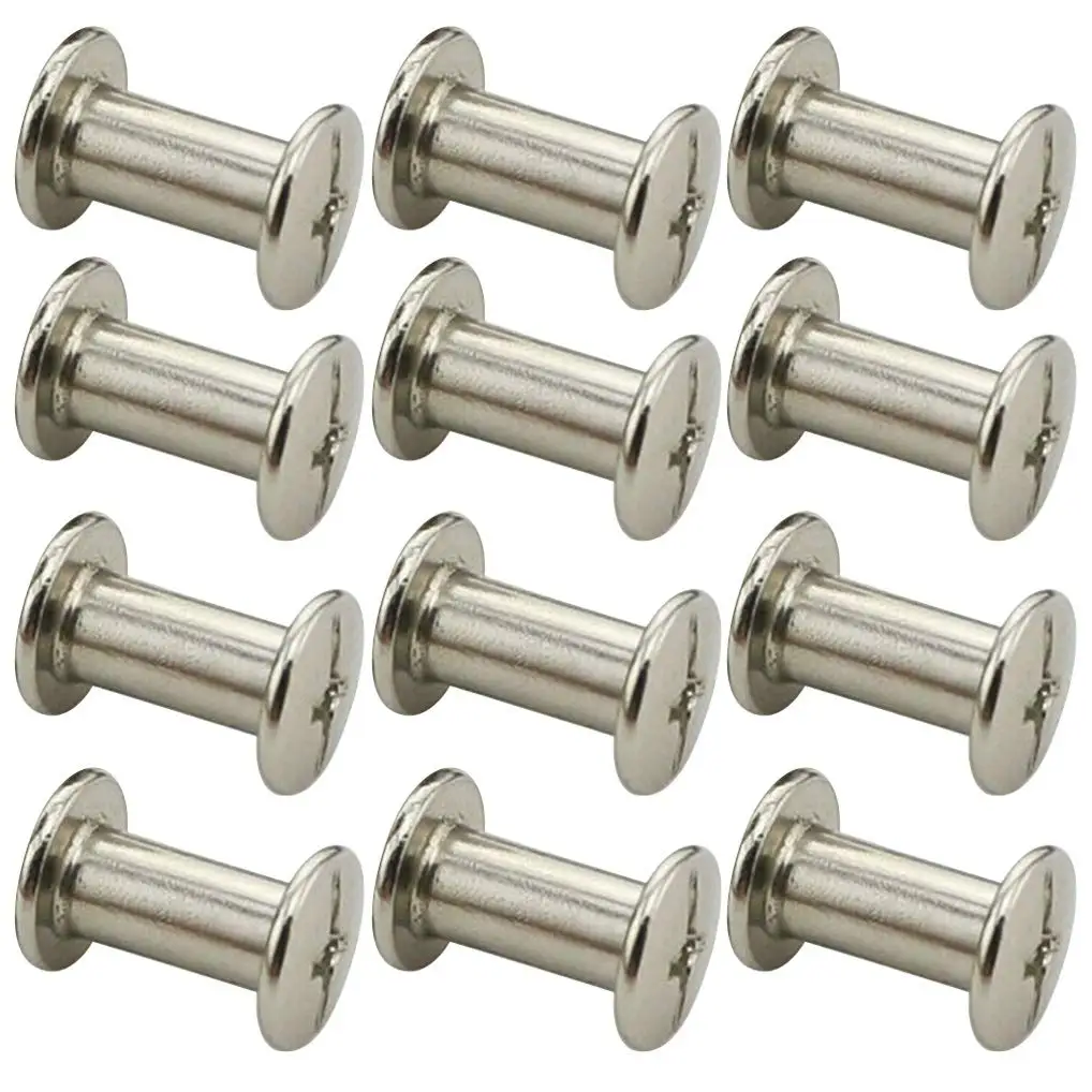 Stainless Steel Chicago Screw Male And Female Small Belt Buckle Chicago Screws
