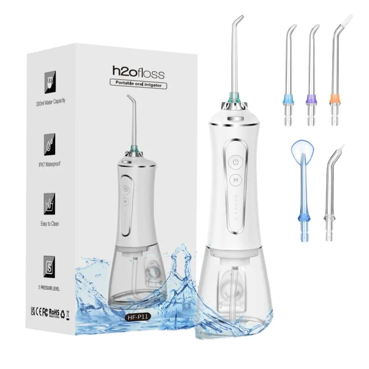 H2ofloss Smart Dental Flosser Waterproof Cordless Electric Toothbrush Oral Irrigator Portable for Home Use