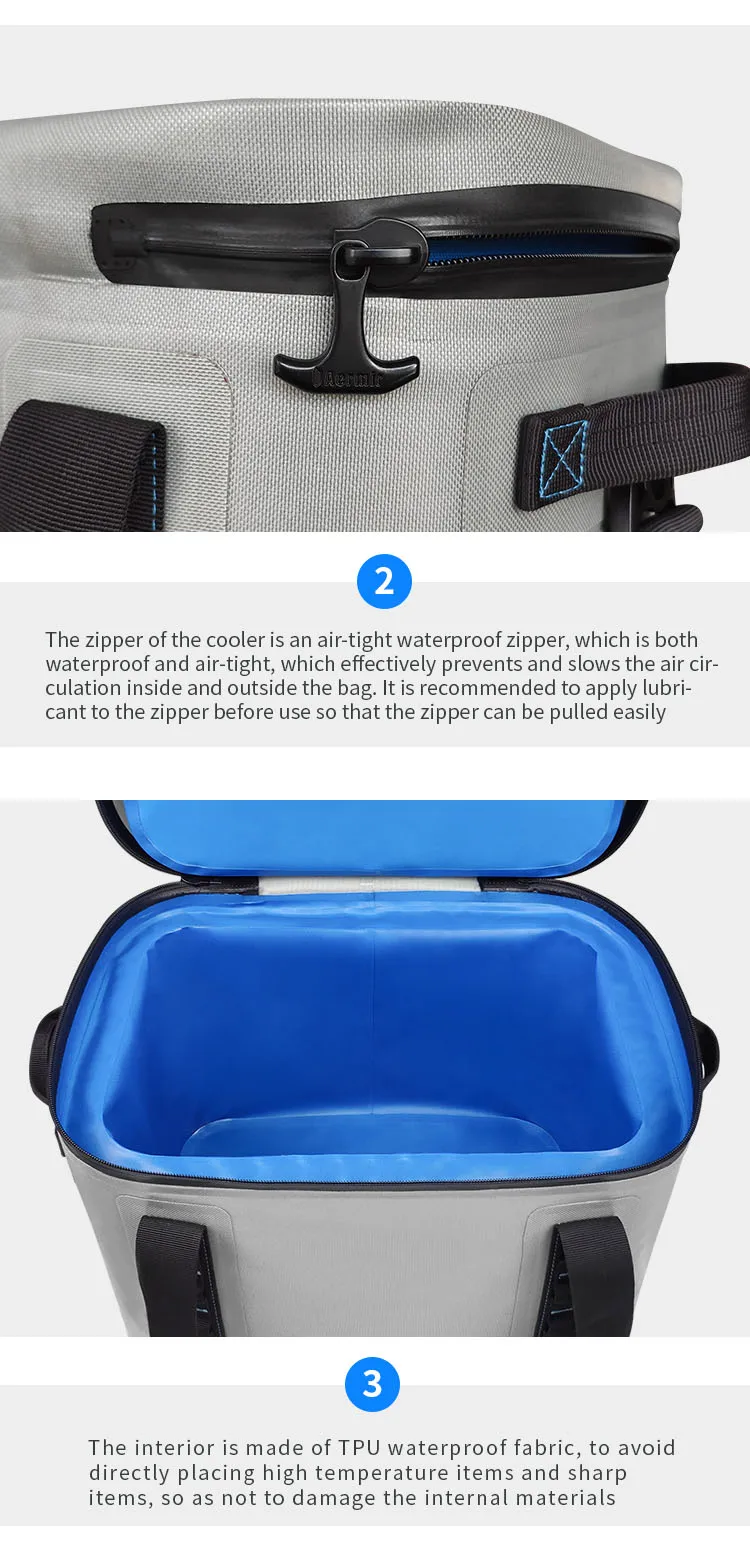 Wholesale High Quality Camping Large Capacity Backpack Waterproof Insulated Portable Soft Cooler Bags