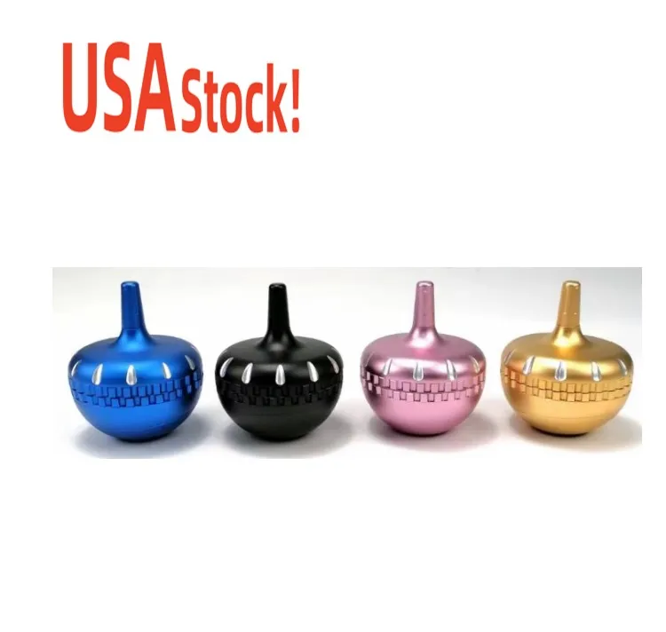 USA stock!!! Portable Spice snipper Grinder Herb Grenade Shape Manual Zinc Alloy Portable Dry hand snipper grinder