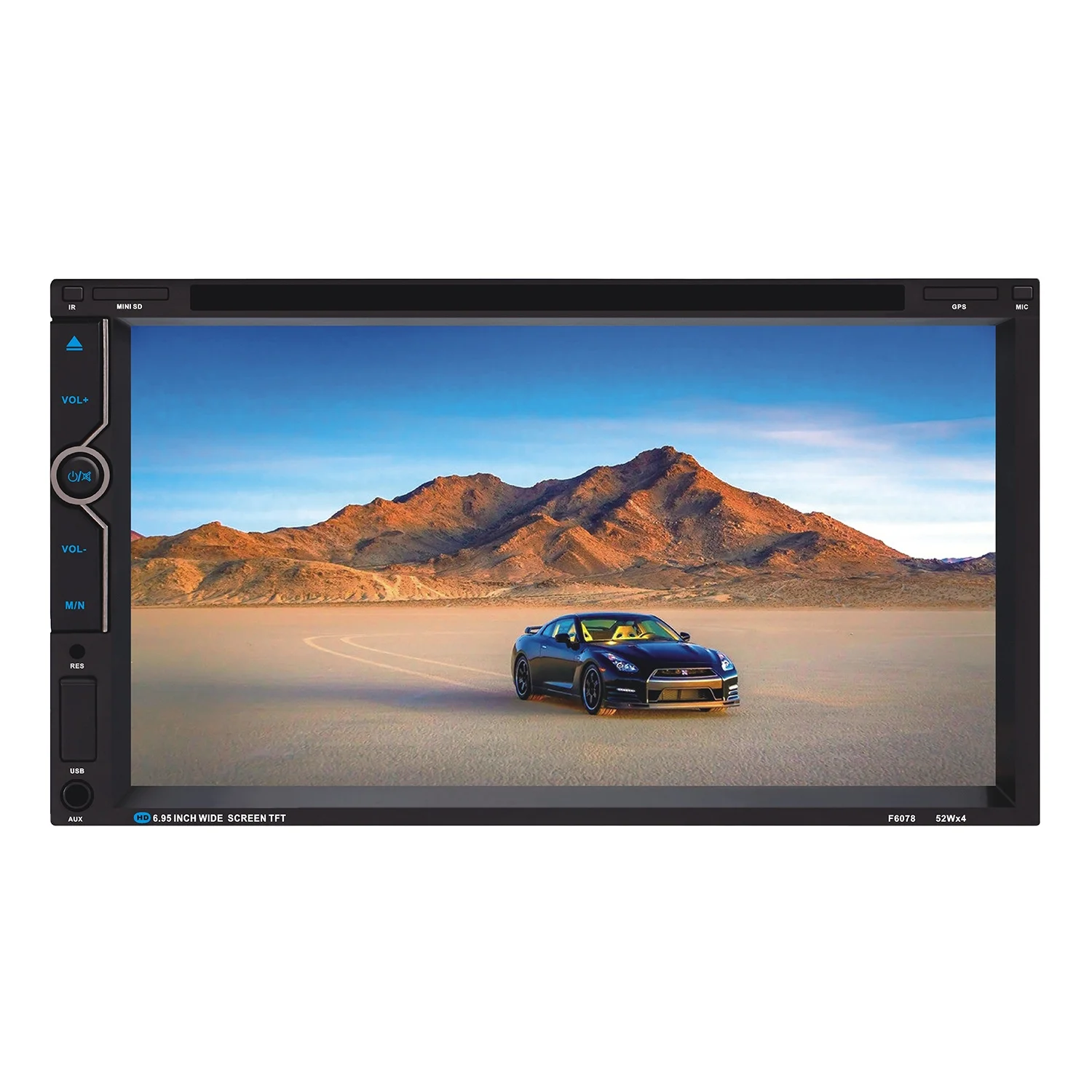 Batch wholesale high quality flat panel display New car LCD portable analog TV car radio