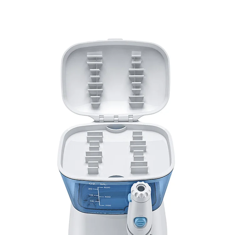 Wholesale 10 Modes 600ML Tank Water Jet Waterproof IPX7   Rechargeable Water Flosser Water Thread Oral Dental Irrigator Portable