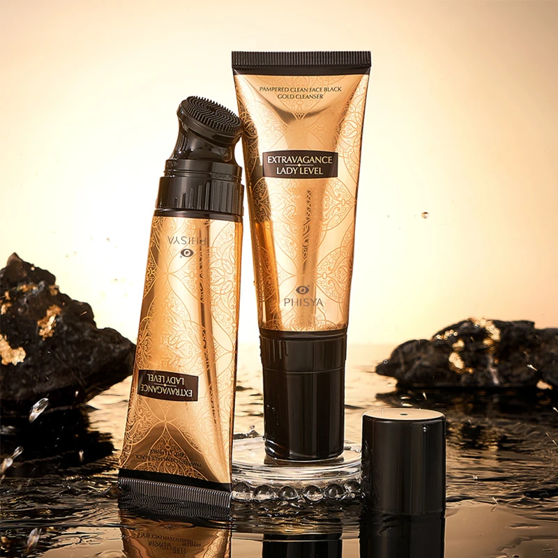 Moisturizing Anti-Wrinkle Brightening The Skin Rejuvenating Luxury Black Gold Skin Care Set
