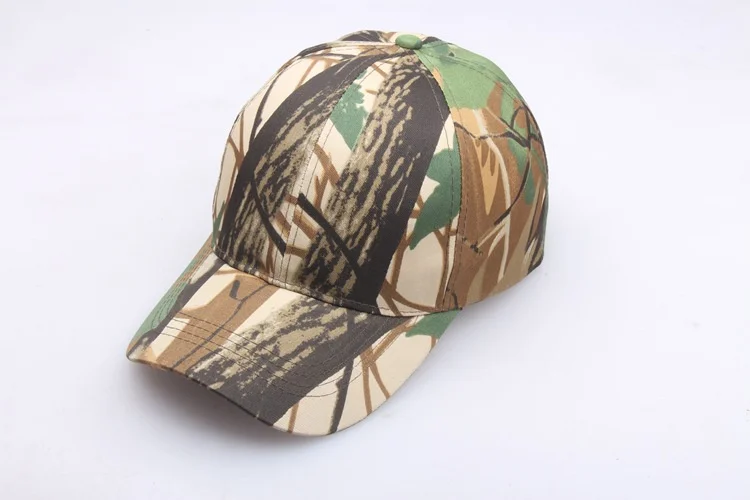 Factory Oem Fashion Customizable Camouflage Outdoor Sport Hats Multiple Styles Logo Choice Baseball Caps