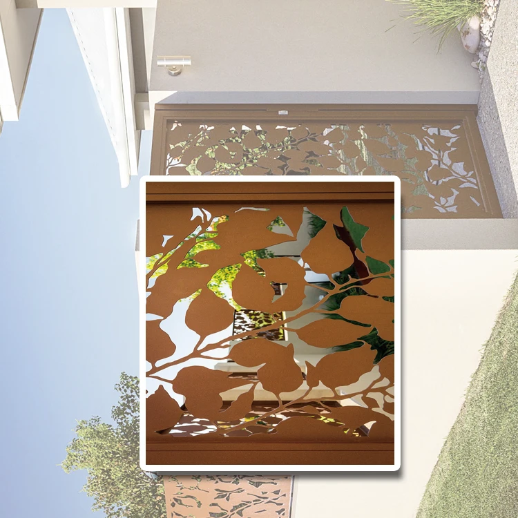 Индивидуальные декоративные экранные панели с лазерной резкой для наружного сада