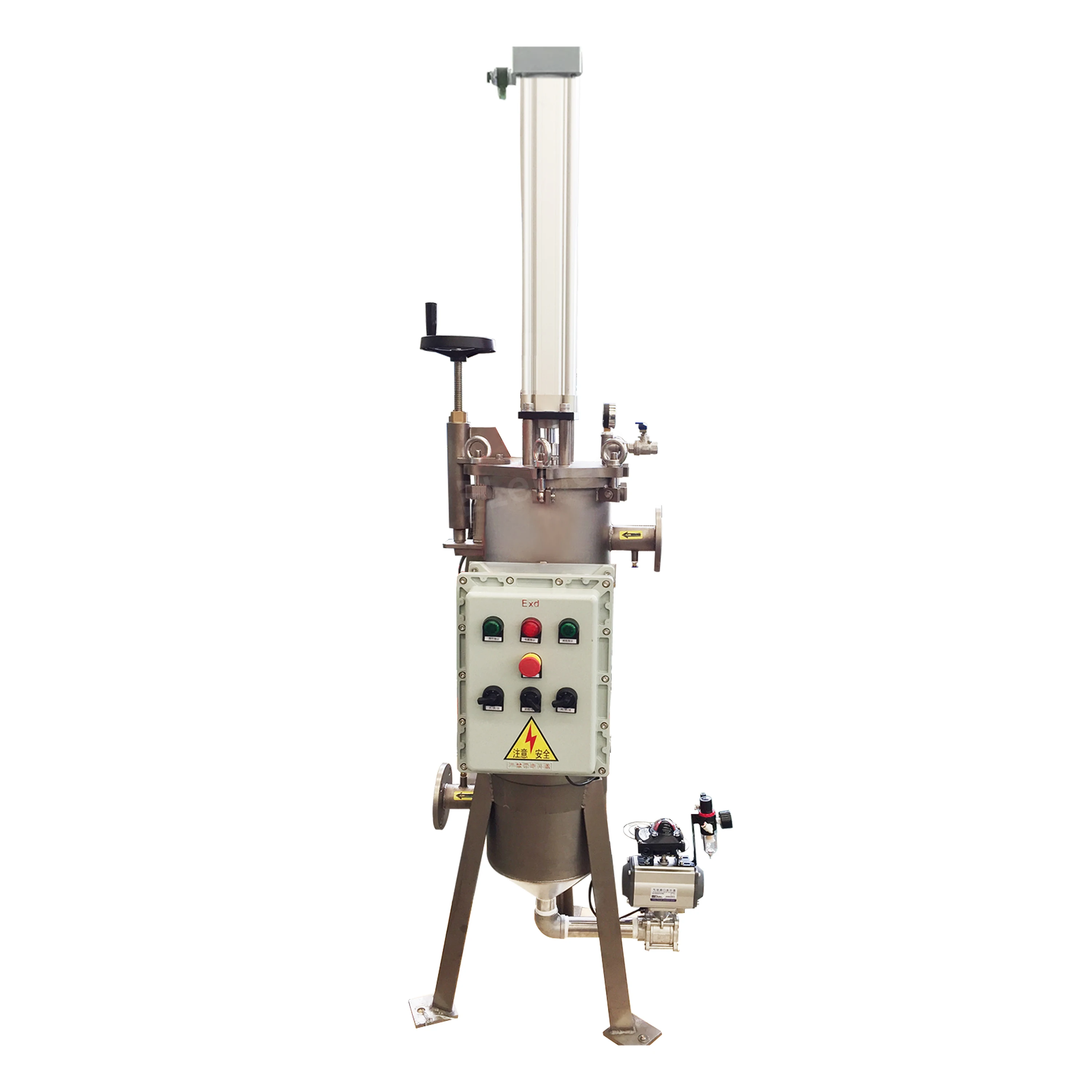 Large Flow Rate Full Auto Self Cleaning  Filter Pneumatic Scraping  for Kerosene Filtration