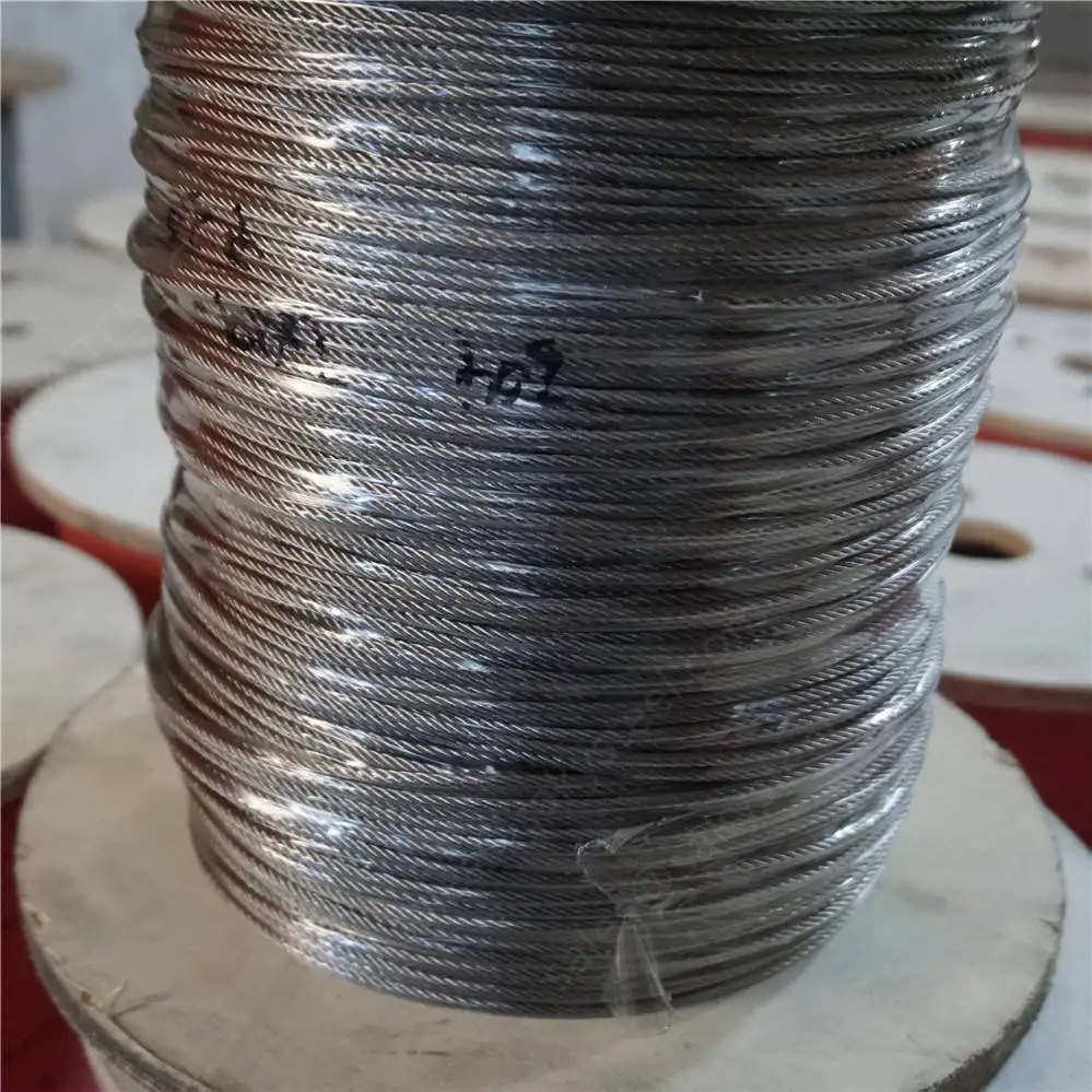SS316 7x7 7x19 6x19 трос из нержавеющей стали