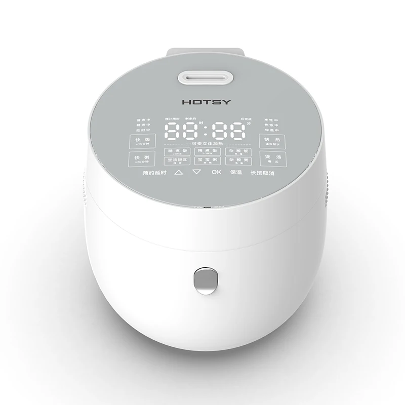 Custom Aluminum Inner Cooker Electric Korea Mini Multicooker 1-5 Cups 2 Liter Camping Rice Rice Cooker Portable Electric Steamer