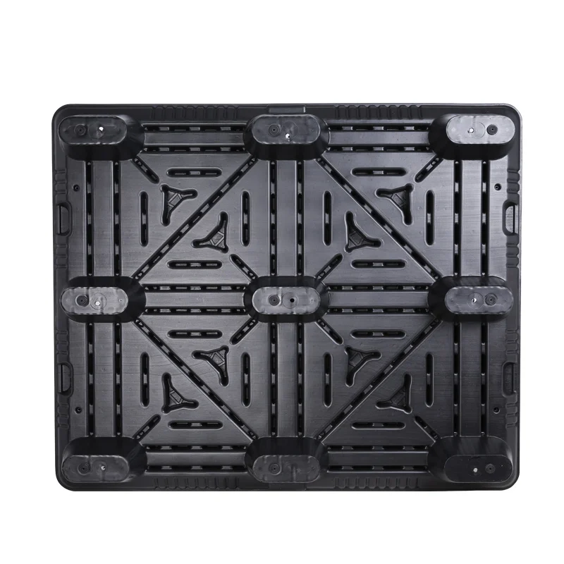 
Shipping industrial recycled logistics warehouse 4-way entry type plastic pallet 