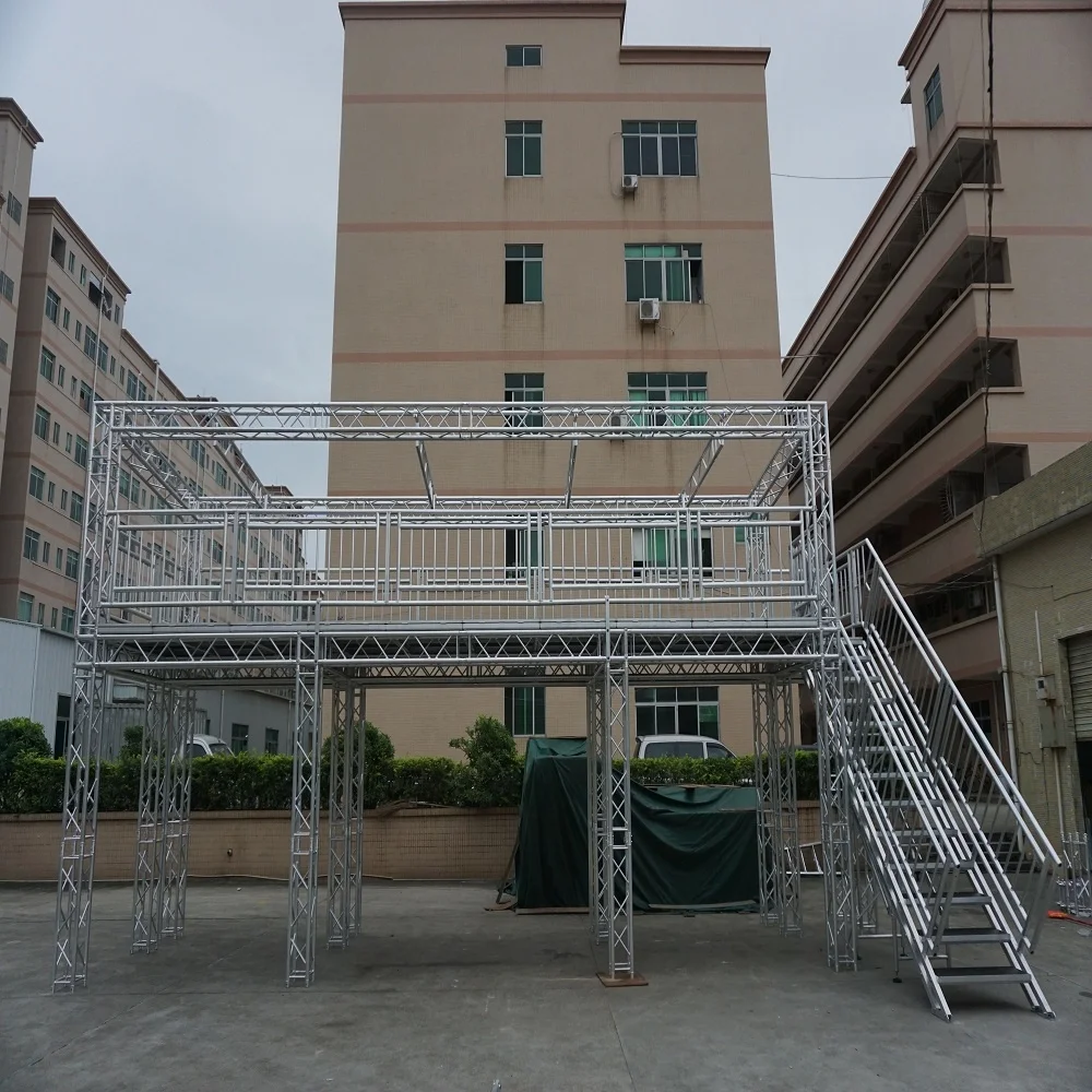 
Aluminum space truss structure display truss dj speaker truss 