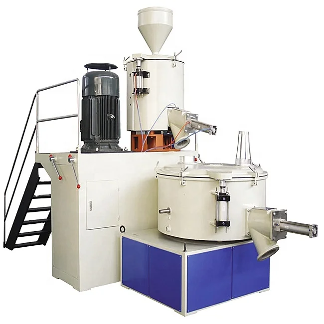 Automatic heating cooling PVC plastic high-peed mixer unit /hot sale professional high speed mixer unit machine