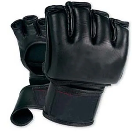 Professional Kick Half-Finger Training Gloves Adults 8oz Cowhide Leather Printed Martial Arts Design MMA Boxing Sports Training