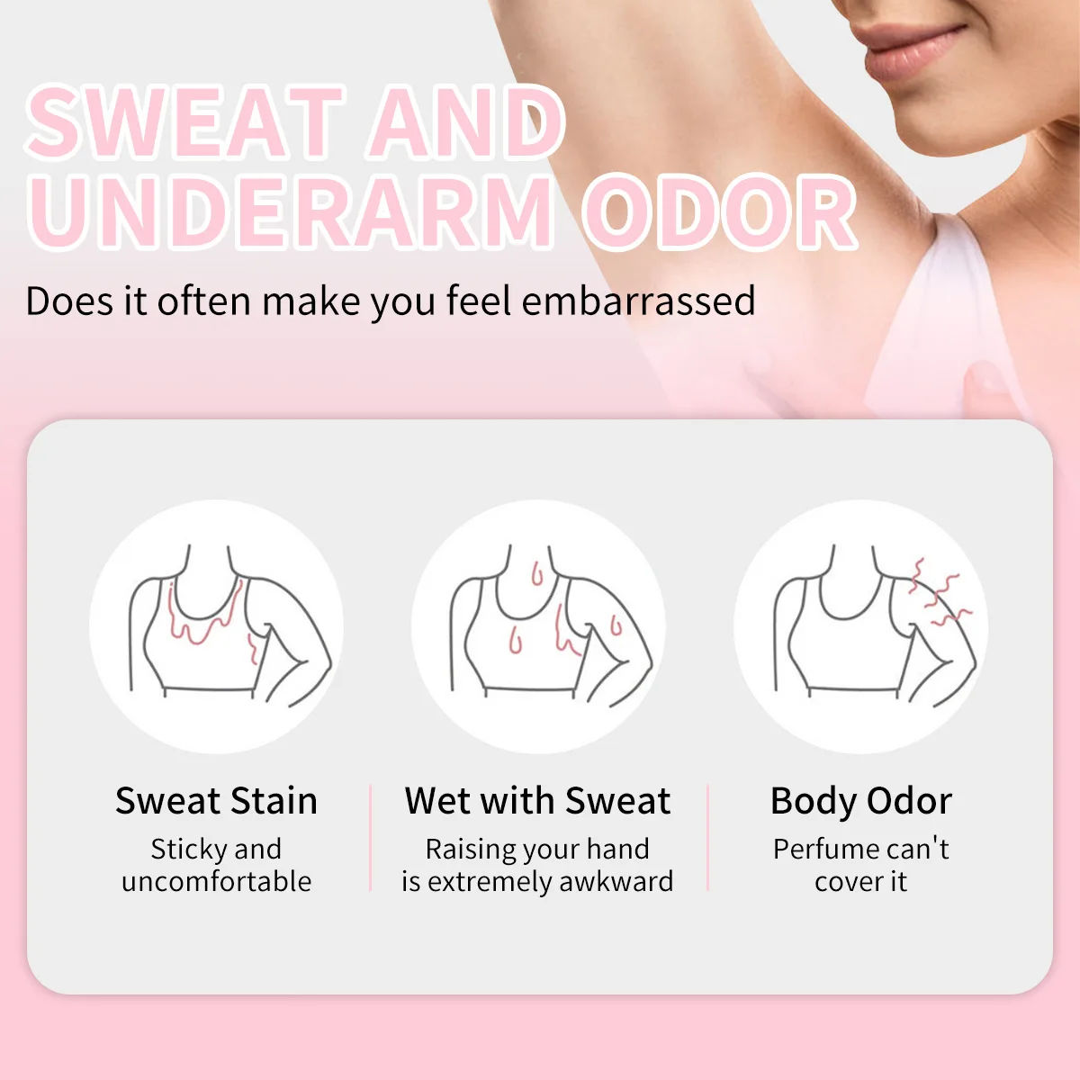 Sakura deodorant antiperspirant spray deodorizes body odor and removes underarms with long-lasting fragrance Armpit odor removal